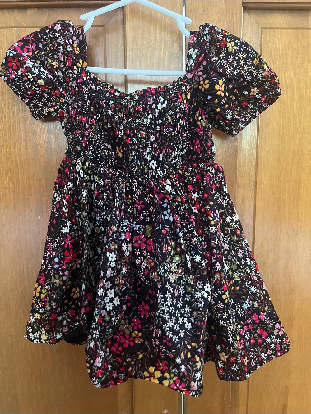 GAP Black Baby Dress with Floral Accent